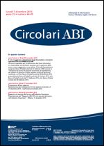 Immagine di Circolari ABI n. 44-45 del 7 dicembre 2015