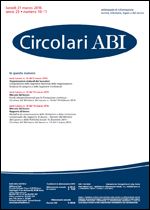 Immagine di Circolari ABI n. 10-11 del 21 marzo 2016