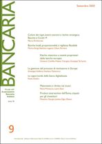 Immagine di Bancaria n. 9/2020